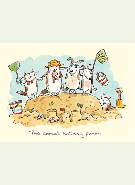 Two Bad Mice Holiday Photo kaart